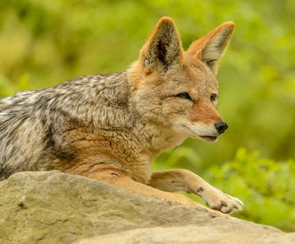 dog resting in a calm environment