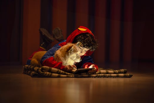 service dog learning new tricks
